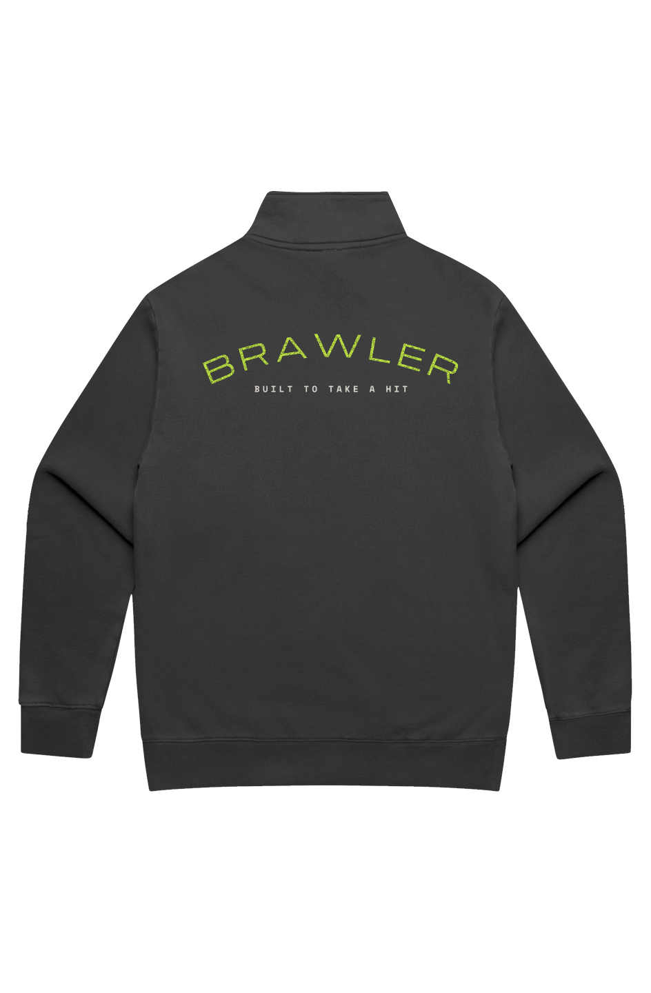 BRAWLER Faded Quarter Zip Black v2