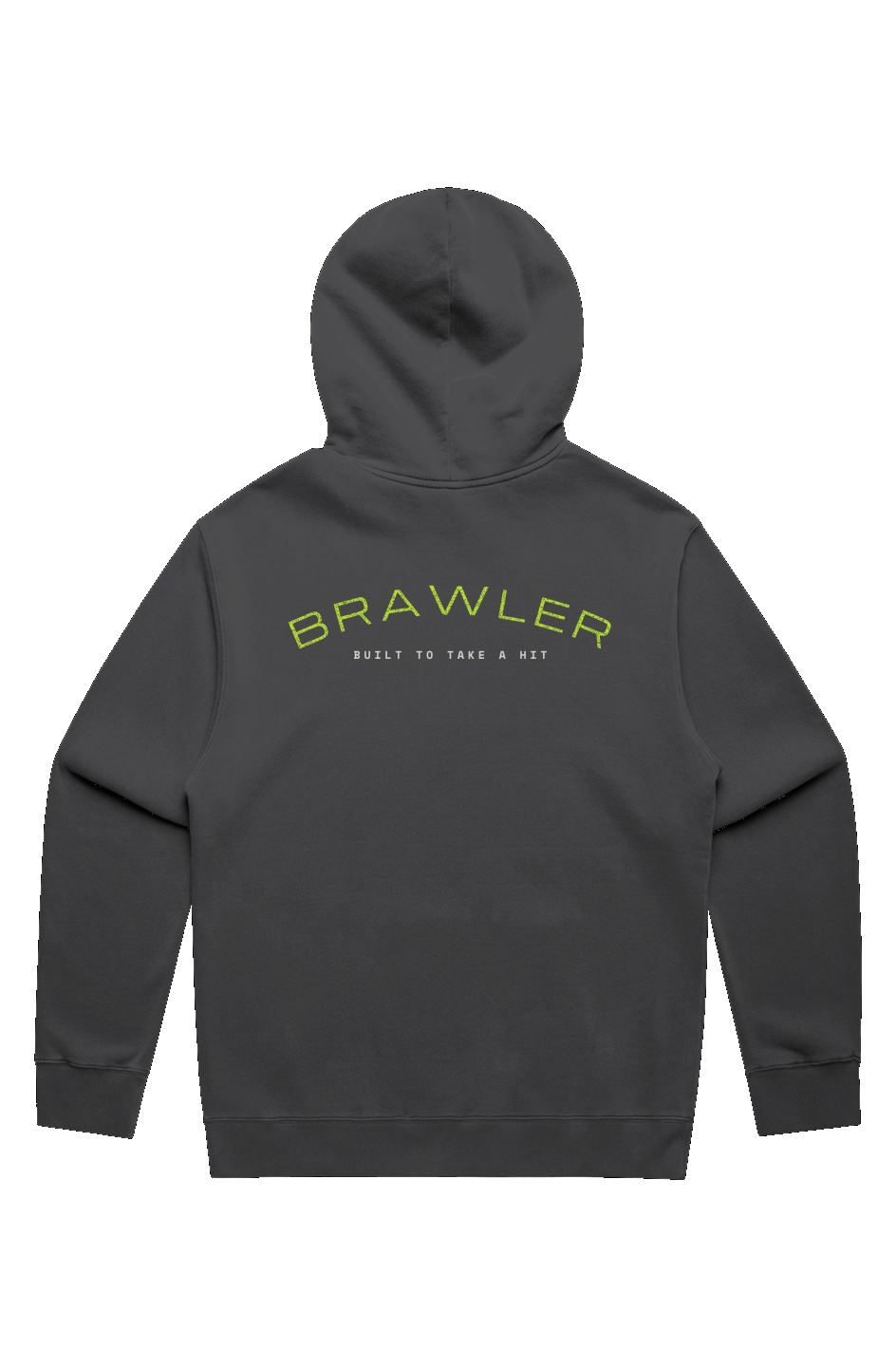 BRAWLER Faded Hoodie Black v4