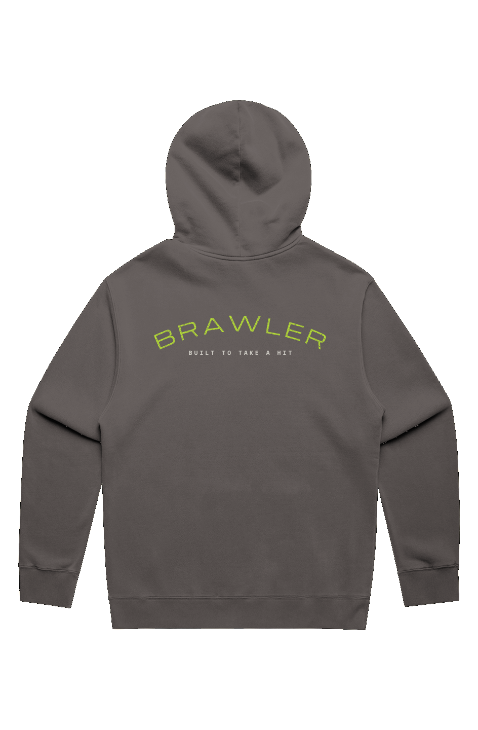 BRAWLER Faded Hoodie Grey v4