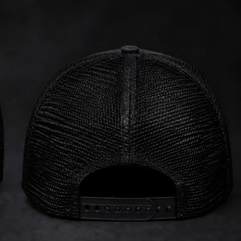 BRAWLER Field Trucker back, black mesh with snapback closure