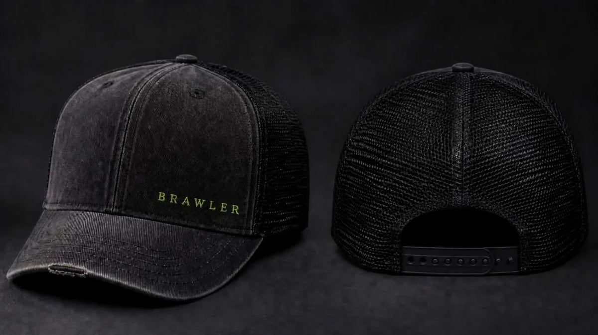 BRAWLER Field Trucker front and back