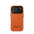 Brawler Solid Tough Case, Orange: printed MagSafe tough case